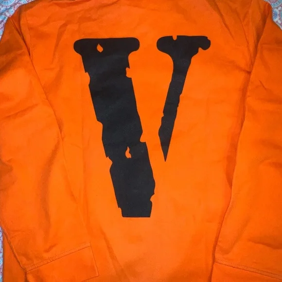 Vlone Orange 55555 Prison Jacket Size XL